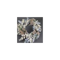 Cottage White Wreath 50cm