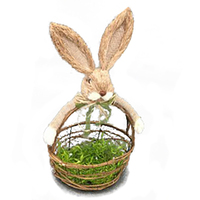 Bunny Rabbit Basket  35h x 23 x 16