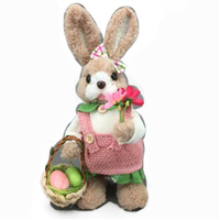 Miss Bloom Easter Rabbit Decoration 21cm