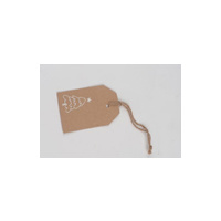 5 White Tree Natural Gift  Tag 6 x 9 CM