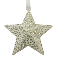 Mosaic White Star Hanging 