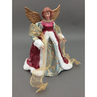 Pink Blue Angel Tree Topper 30cm