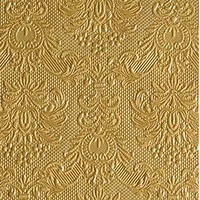Gold  Luxury Embossed Cocktail Disposable Napkins - 15pc