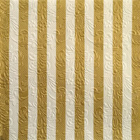 Gold and White  Luxury Embossed Disposable Napkins - Luncheon