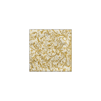 Gold and White Damask Luxury Embossed Disposable Napkins - Luncheon