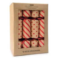 Red Stripe & Dot Eco 12pk