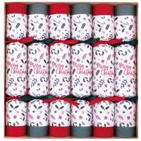 White Christmas Gourmet Cracker 6pk