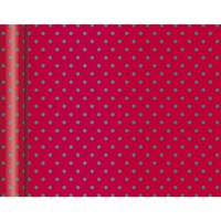 Wrapping Paper Red with Green Spots   5m x 35cm