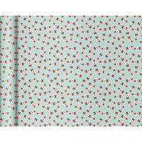 Wrapping Paper Pale Blue with Santa 5m x 35cm