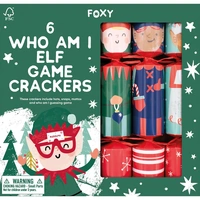 Who Am I Elf Christmas Crackers 6pk