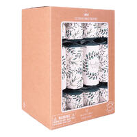 Botanical Leaves Kraft Christmas Crackers 12 Pk v2