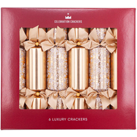 Golden Blossom Christmas XL Crackers 6PK