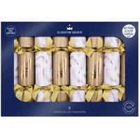 Golden Feather Christmas XL Crackers Pk8