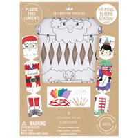 Colour Your Own - Santa & Elf 6 Pk