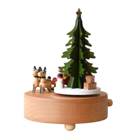 Timber Music Box "We Wish You a Merry Christmas"