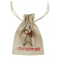 Calico Gift Bag with Angel 15CM