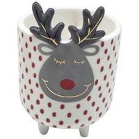 Reindeer Planter Pot  Small 14 x 9 x 10cm