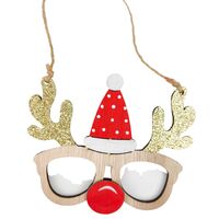 Reindeer Glasses Hanging Decoration 11cm