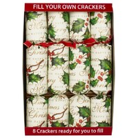Fill your Own Christmas Crackers Bows and Berries 8pk