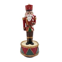 Nutcracker Revolving Musical Box with Iron Base 22cm