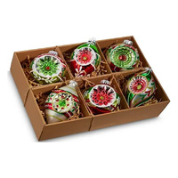 Retro Hanging Ornaments 8cm 6pc
