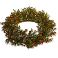 Pepper Berry Candle Ring or Small Wreath  25cm