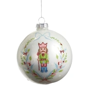 Nutcracker Suite  KIng  Christmas Bauble  10cm
