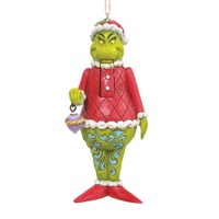 Grinch Nutcracker Christmas Hanging Decoration  12cm