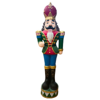 Nutcracker with Red Green Jacket