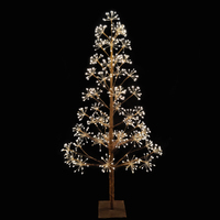 Twinkle Starburst Tree with Warm White LED 150cm