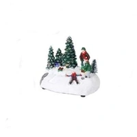 LED Winter Scene Kids 3 12cm