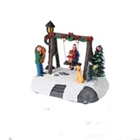 LED Winter Scene Kids Swing 12cm