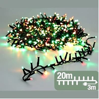 1000 Christmas LED Cluster String 10m