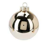 Mixed Champagne Glass Hanging Christmas Baubles
