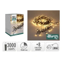 3000 Warm White  LED Tree Cluster 39m