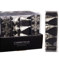 Silver Tree Napkin Ring 4pk