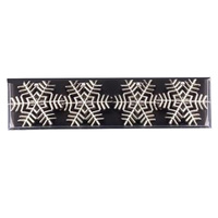 Silver Snowflake Napkin Ring 4pk