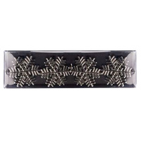 Snowflake Silver Napkin Ring 4pk