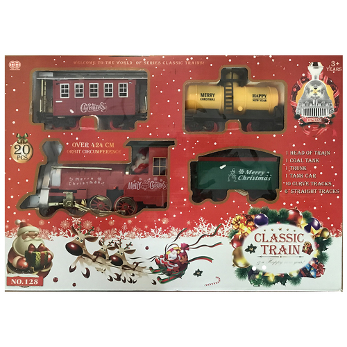 Christmas Train Set with light, smoke & music