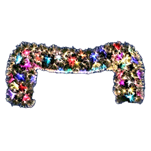 Muliti Colour changing Fibre Optic Garland 200cm