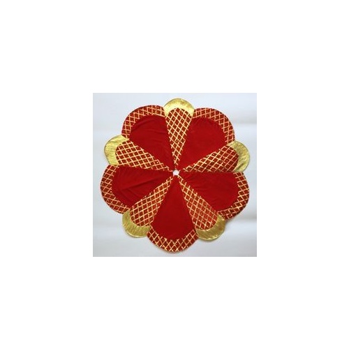 Red & Gold  Tree Skirt 120 cm