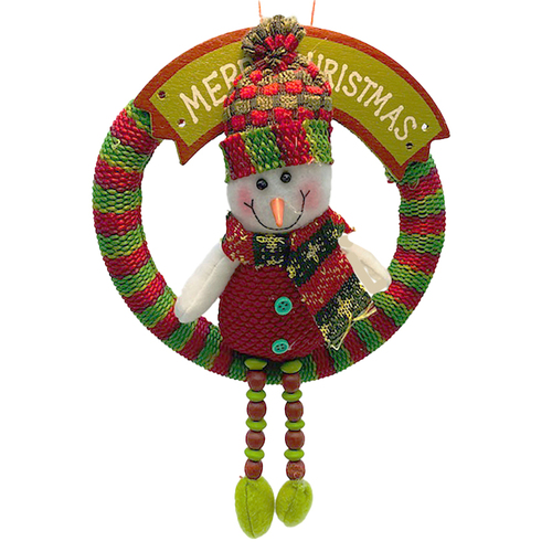 Snowman Door Hanger Fabric