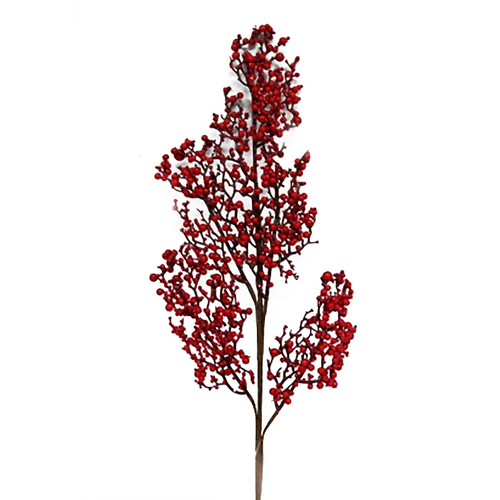 Red Mini Berry Spray  70cm
