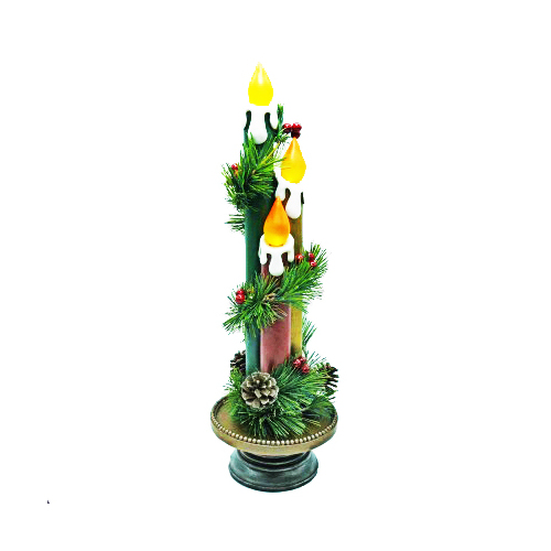 3 LED Candle Centrepiece 42cm