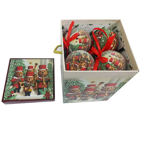 Music Box with Bear Balls  8pc