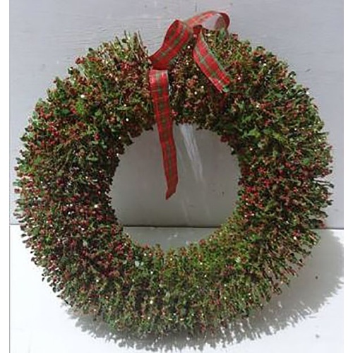  Holly Bud Wreath 40 cm