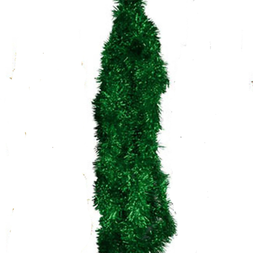 Green Tinsel 10m x  9cm