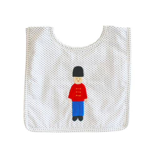 Soldier Applique Bib