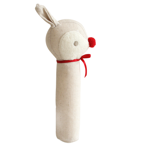 Rudolph Squeaker Linen Red