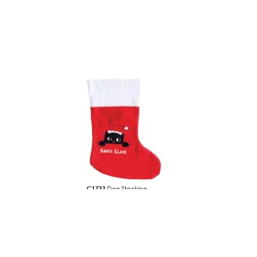 Santa Claws Cat Stocking 400 x 200 mmm